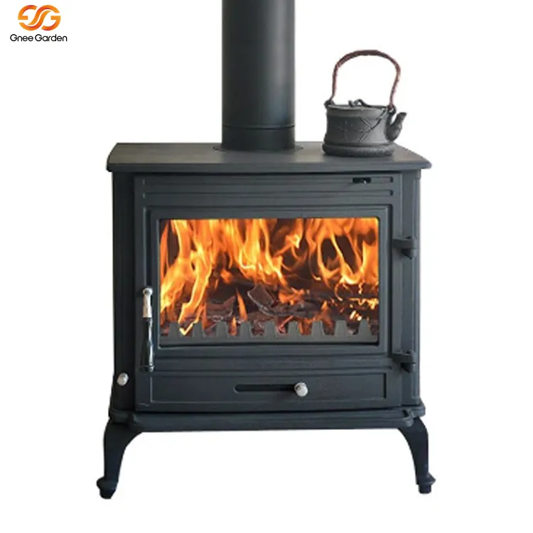 Cast Iron Wood Burning Fire Place