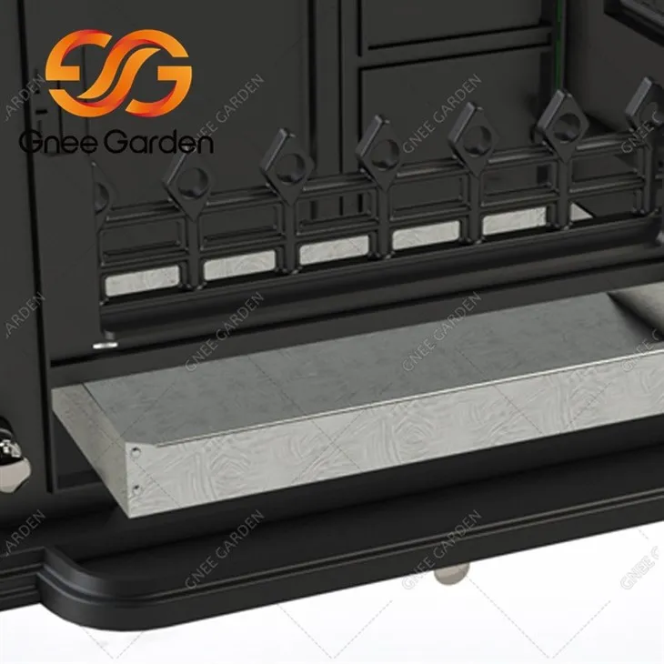 Outdoor Matte Black Cast Iron Wood Burning Stove