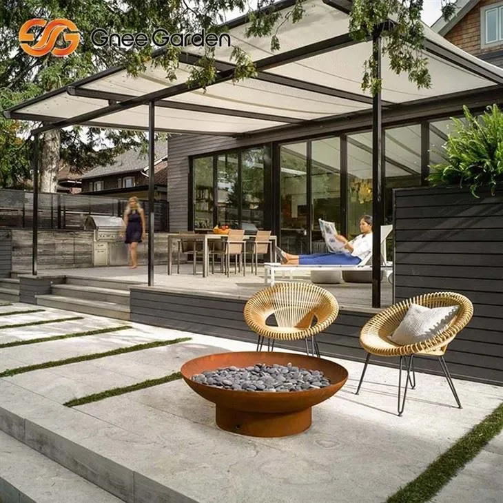 Corten Eco-Friendly Fire Bowl Backyard