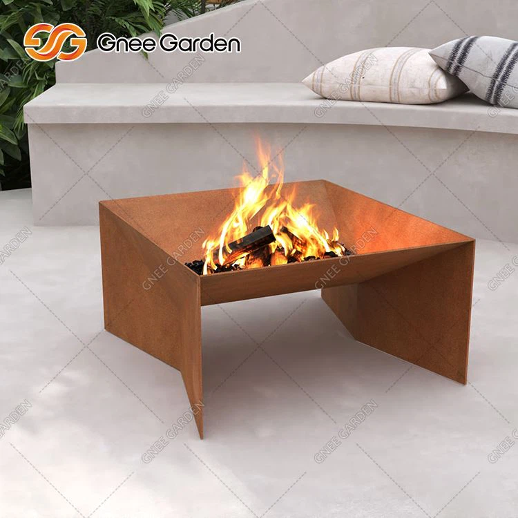 Corten Fire Pit Gas Propane