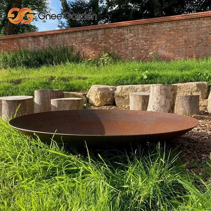 Corten Weatherproof Fire Pit Garden