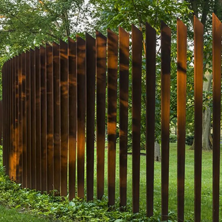 Corten Fencing Panels