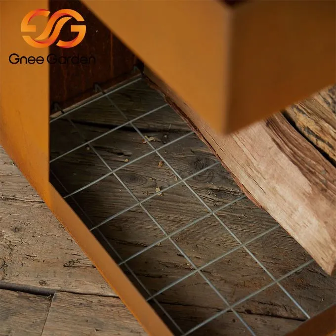 Corten Steel Freestanding Fireplace