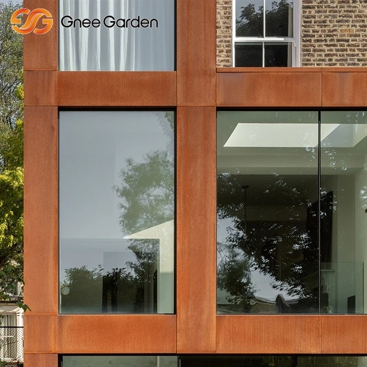 Weathering Steel Cladding Rustic Finish​