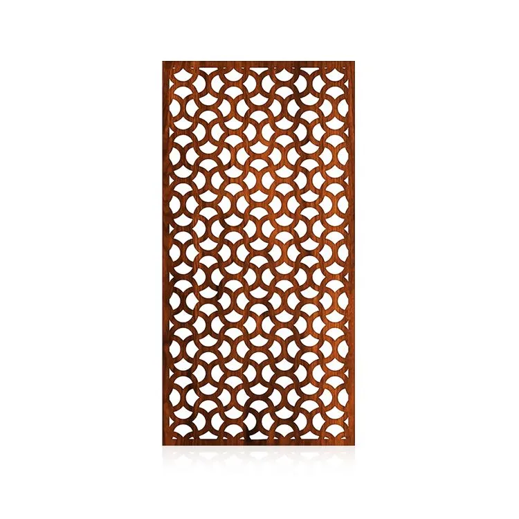 Corten Steel Privacy Screen Decorative Fence