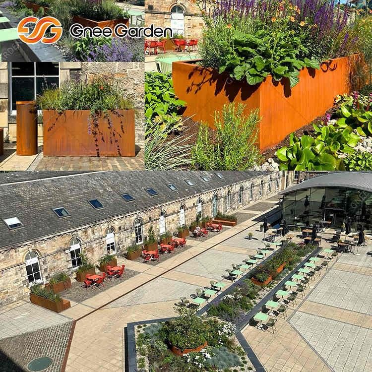 Corten Steel Raised Planter