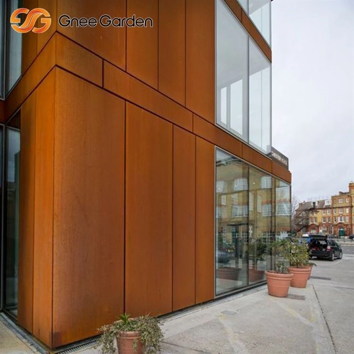 Corten Steel Siding Rust Effect Design​
