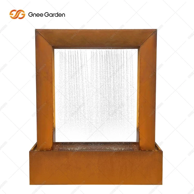 Corten Rain Curtain Fountain