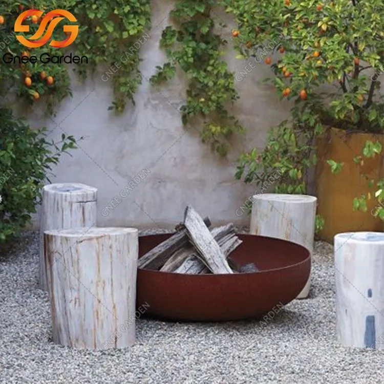 Corten Steel Wood Burning