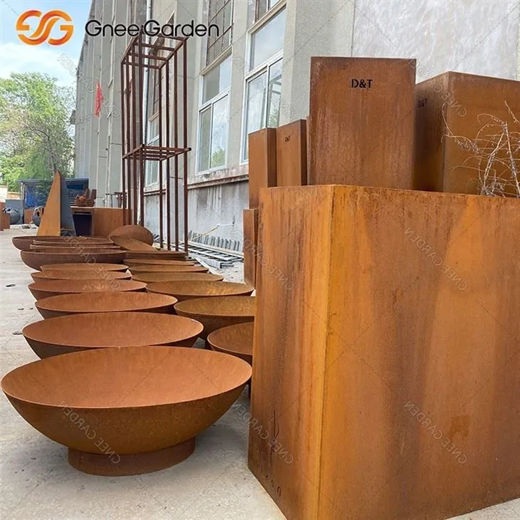 Corten Timeless Appeal Fire Pit Outdoor
