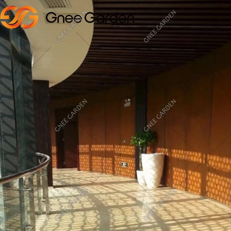 Decorative Facade Corten Curtain Wall