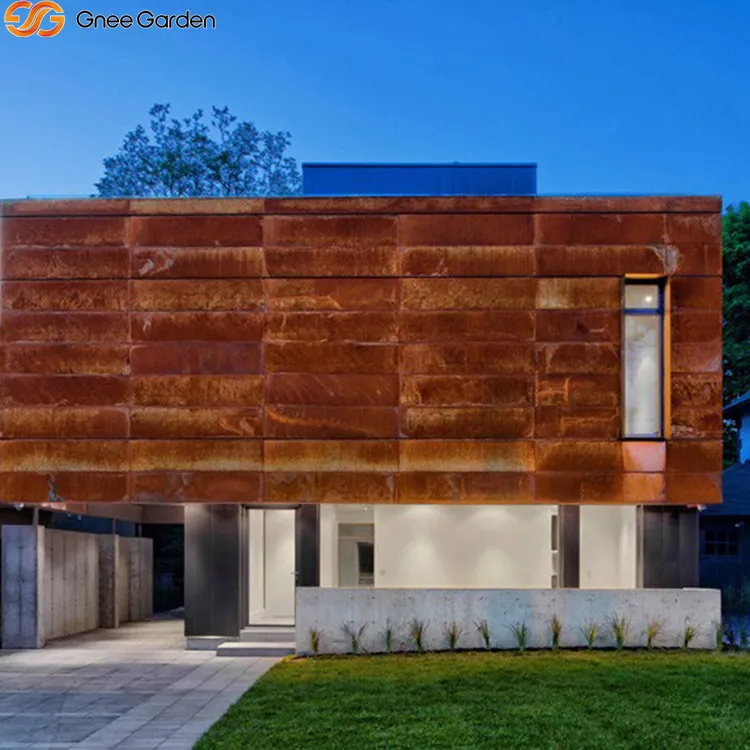 Exterior Corten Steel Panels For Cladding And Roofing
