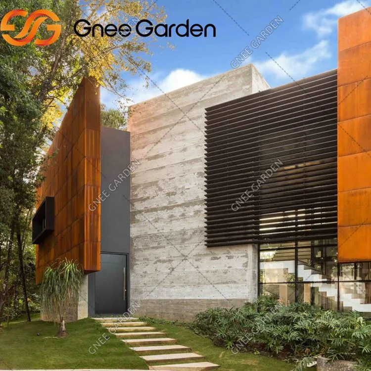 Exterior Wall Cladding Corten Metal Panel