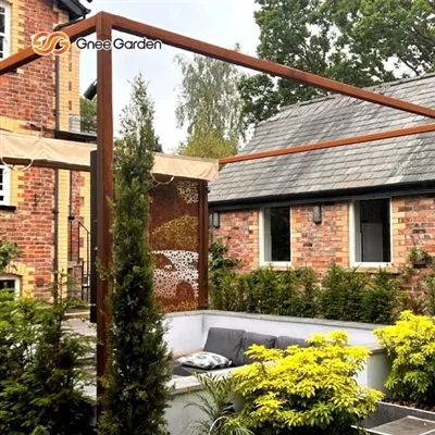 Why Outdoor Pergolas (Corten Steel) Should Be Considered in Garden Design?
