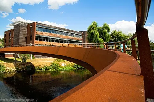 Corten Steel Foot Bridge Corten Steel Foot Bridge
