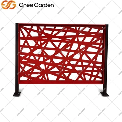 Corten Steel Fence For Zen And Minimalist Gardens