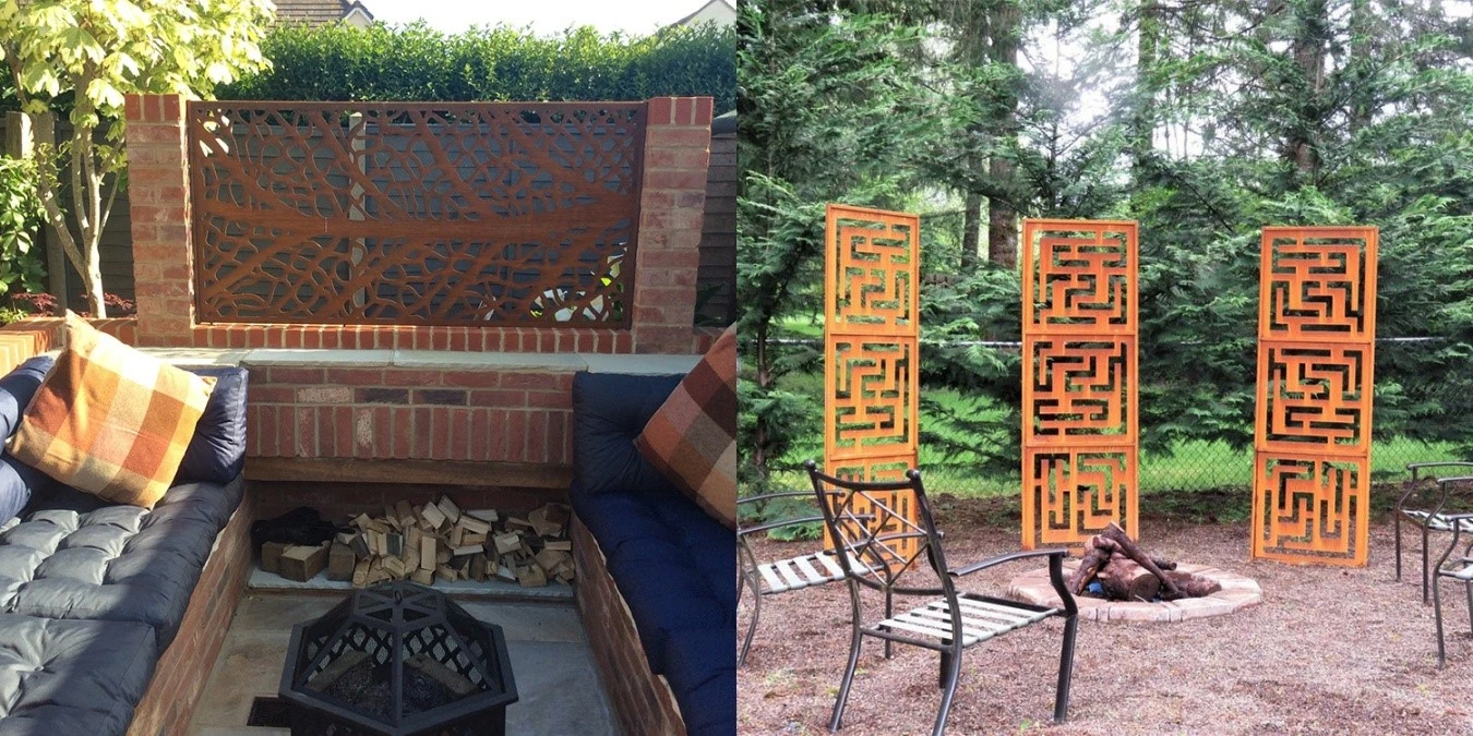 Corten Steel Garden Screen Art Decorative Corten Steel Garden Screen Art Decorative