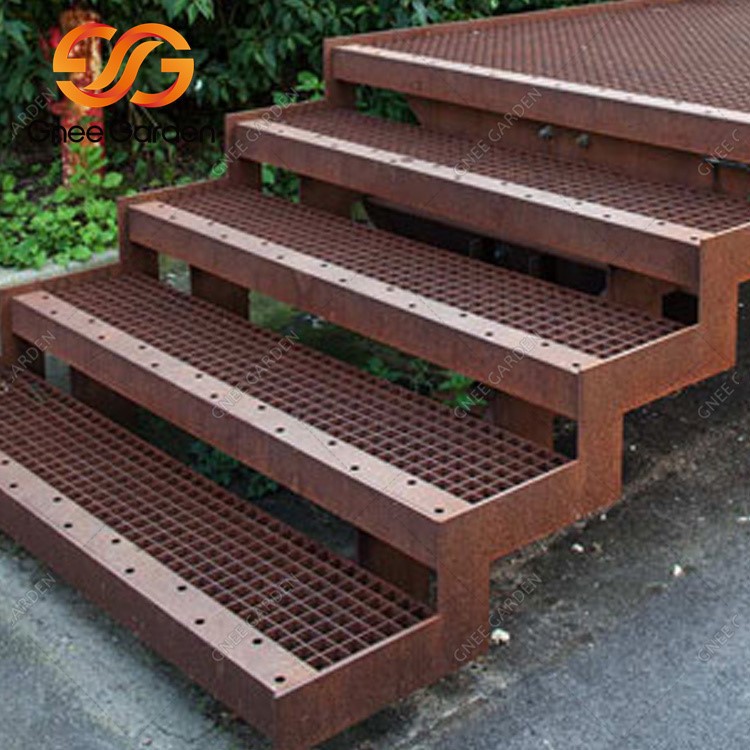 Pre-weathered Steel Stairways Pre-weathered Steel Stairways
