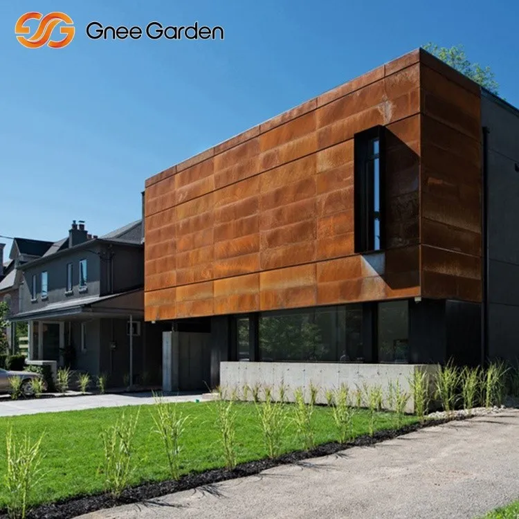 Corten Steel Siding Rust Effect Design Corten Steel Siding Rust Effect Design