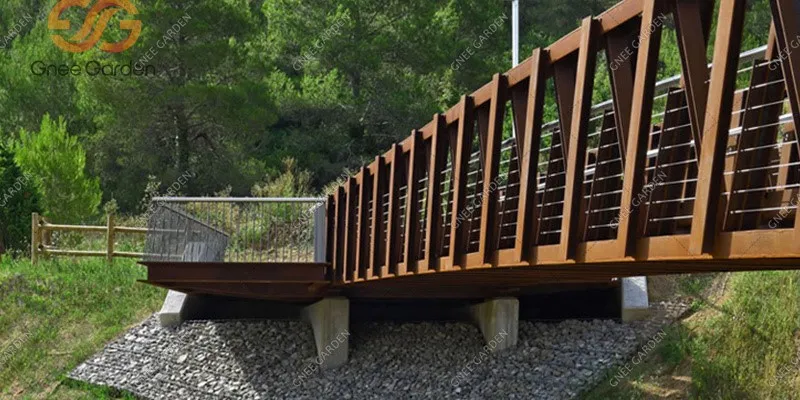 Corten Steel Structure Bridge Corten Steel Structure Bridge