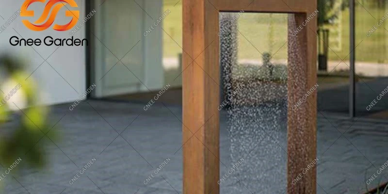 Garden Water Door Waterfall Fountain Garden Water Door Waterfall Fountain