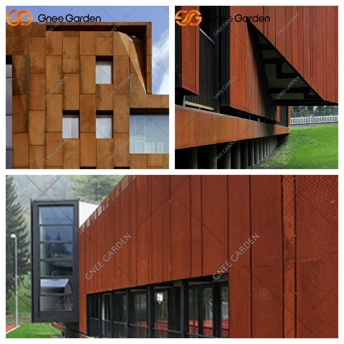 Exterior Wall Cladding Corten Metal Panel Exterior Wall Cladding Corten Metal Panel