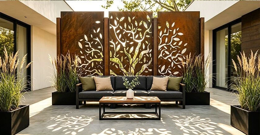Corten Screen Panels