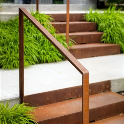 Modern Corten Steel Garden Stairs for Outdoor Projects