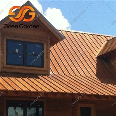 Corten Standing Seam Panels
