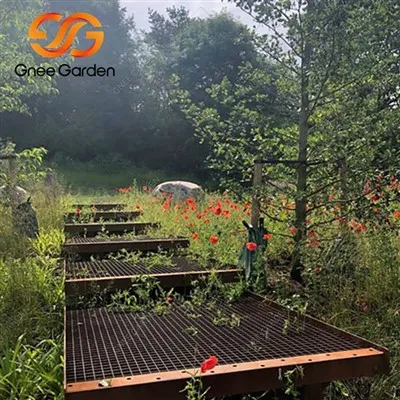 Corten Steel Outdoor Garden Steps