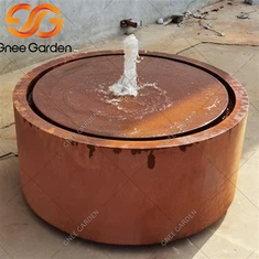 Corten Garden Fountains