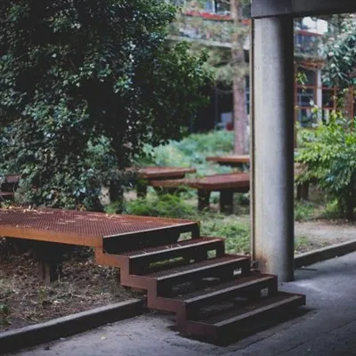 Custom Made Corten Steel Garden Steps