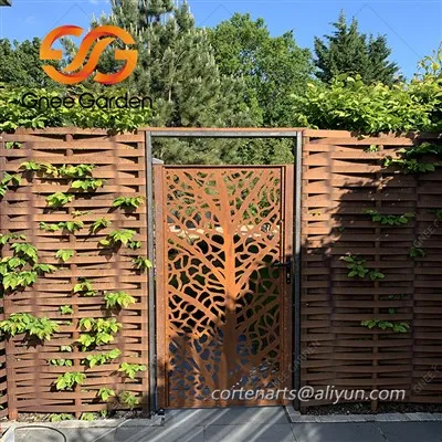 Customized Corten Steel Garden Gate