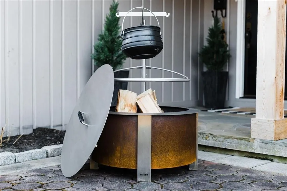 Stainless Steel Wood Burning Fire Pit